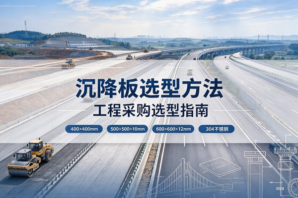 阿勒泰沉降板选择方法