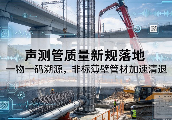 阿勒泰声测管质量新规落地，一物一码溯源，非标薄壁管材加速清退