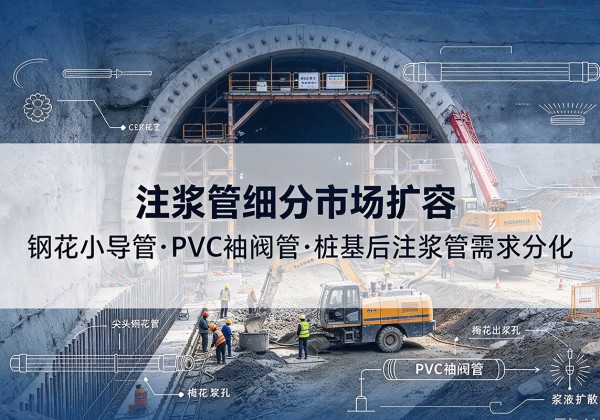 阿勒泰注浆管细分市场扩容，隧道钢花小导管、PVC 袖阀管、桩基后注浆管需求分化
