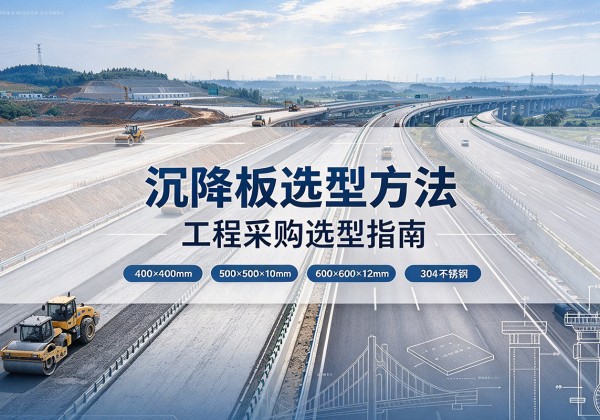 阿勒泰沉降板选择方法